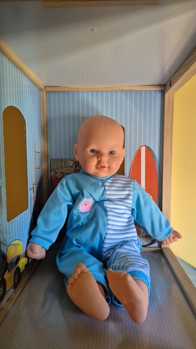 Drewniany domek dla lalek XXL, super stan.