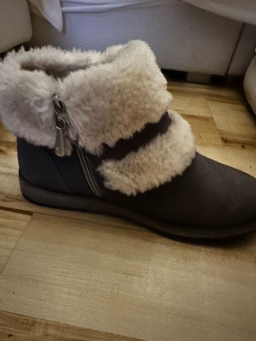 Buty zimowe z futerka Emu