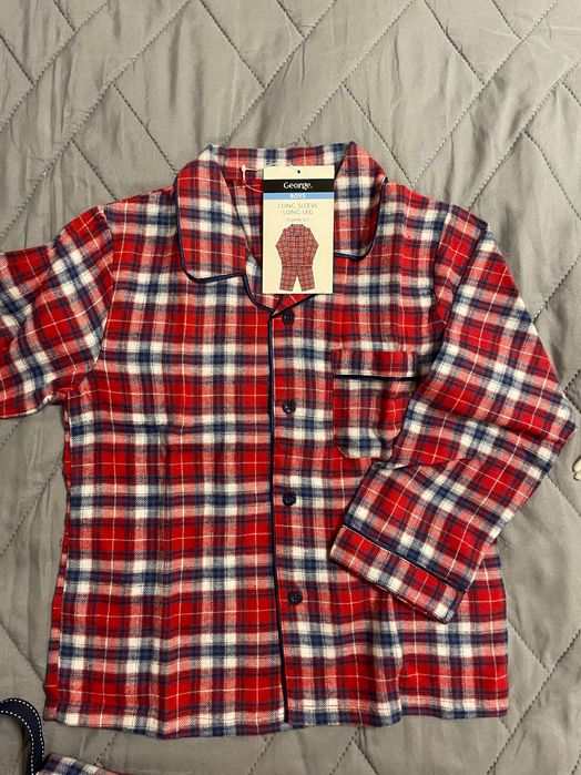 George тепла фланелева подарункова піжама для хлопчика 6-7 років
