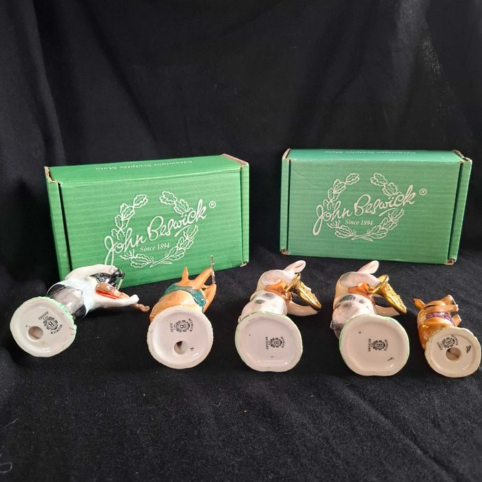 Coleção de figuras de animais em cerâmica original John Beswick
