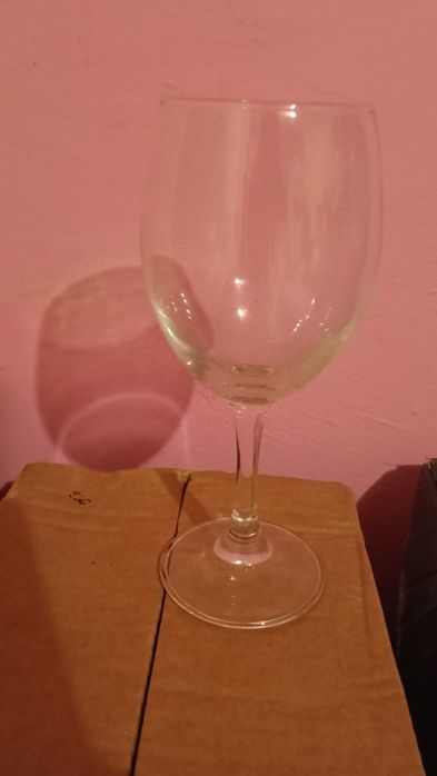 Copo de vinho de vidro