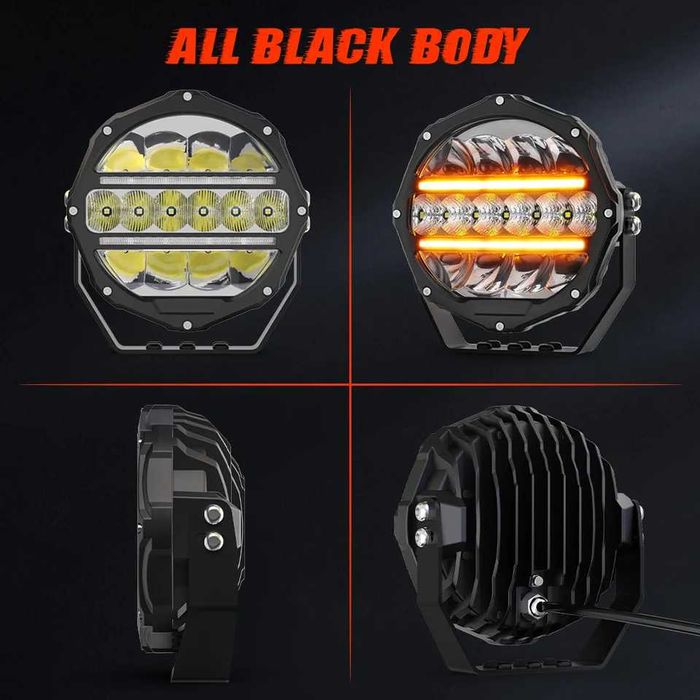 Luzes offroad 9"