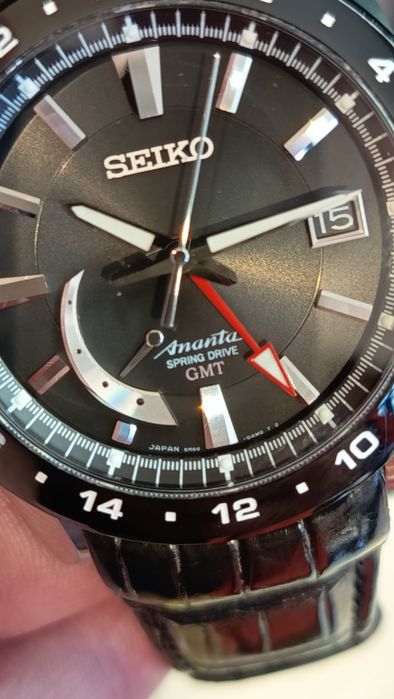 *NOS* FULL SET  Seiko Ananta Spring Drive GMT (SNR021)