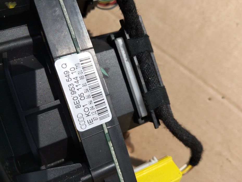 Przełącznik zespolony taśma airbag audi a4 b7