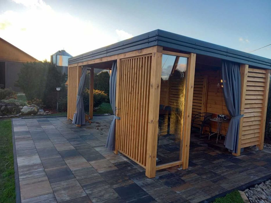 Altana ogrodowa drewniana. Łomża