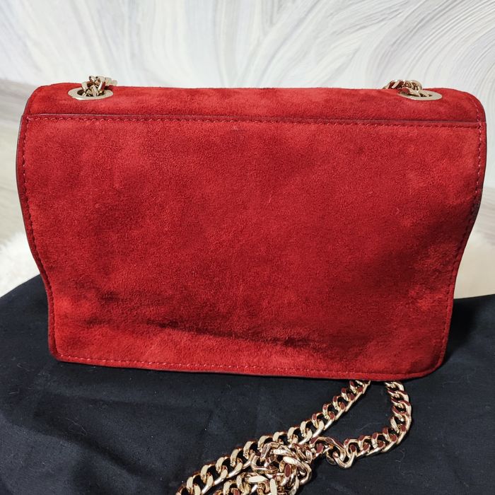 ZARA сумка з натуральної замшевої шкіри