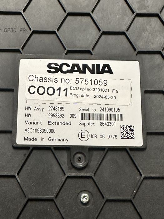 Koordynator komputer sterownik ECU COO10 COO11 Scania SUPER