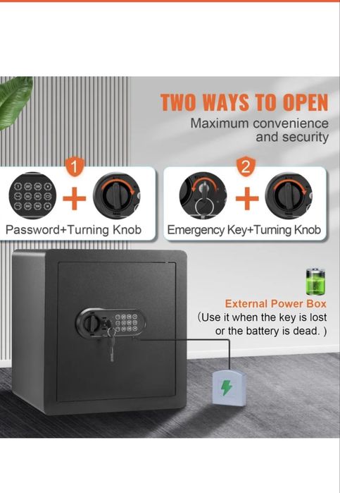 Cofre domestico de 51L