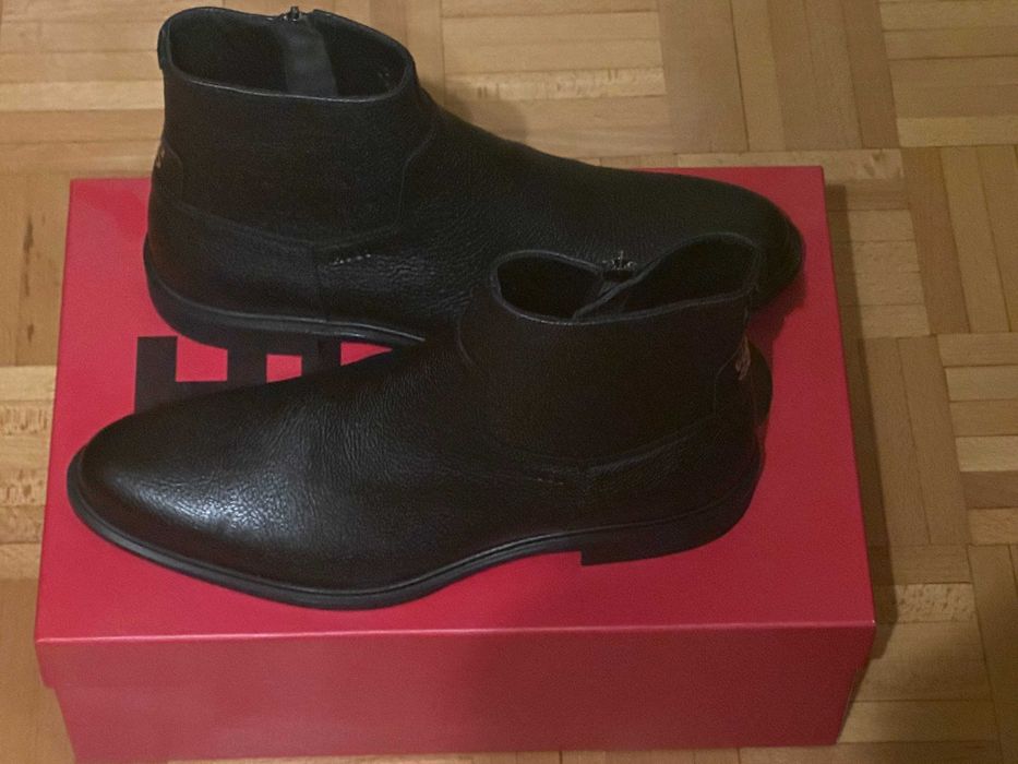 Skórzane sztyblety HUGO Kerr Cheb