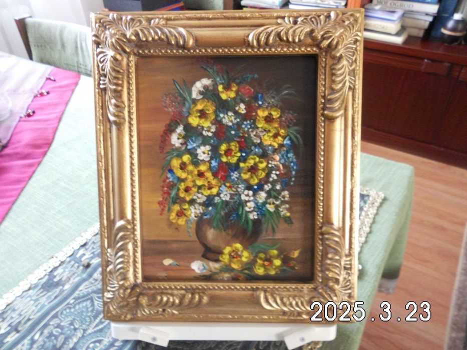 Obraz kwiaty w wazonie