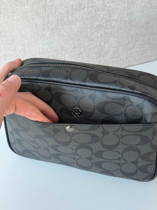 Мужская сумка Coach / мессенджер Coach / сумка коач / Coach Crossbody