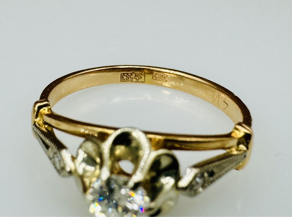 Кольцо с бриллиантами 583