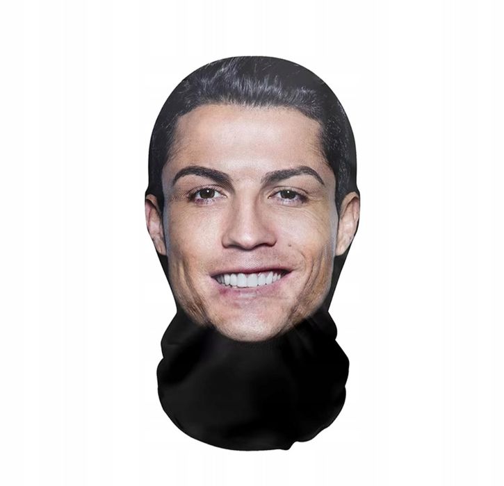 Śmieszna maska Cristiano Ronaldo CR7 twarz śmieszny prezent