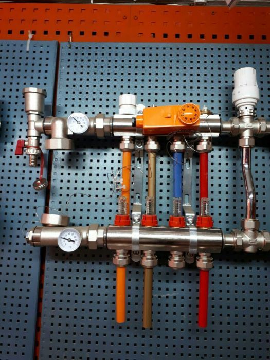 АКЦИЯ!Коллектор теплого пола. Гребенка теплого пола. Тёплый пол труба