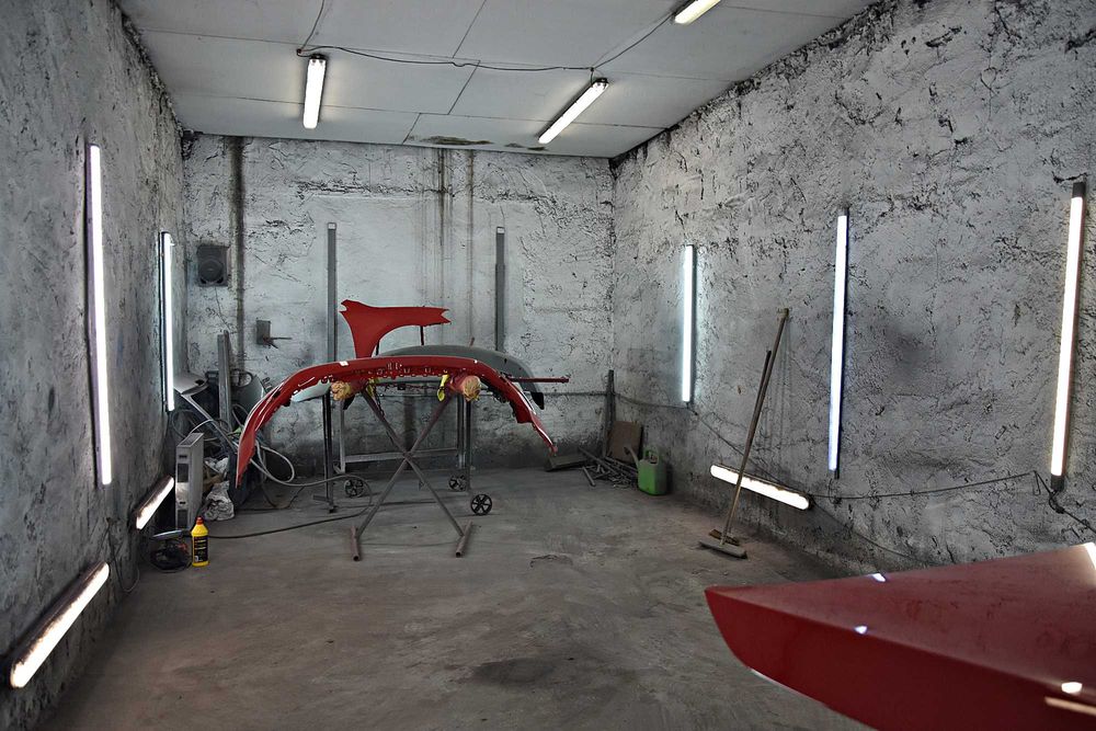 Warsztat blacharsko - lakierniczy, Gd.-Przymorze, 108 m2.