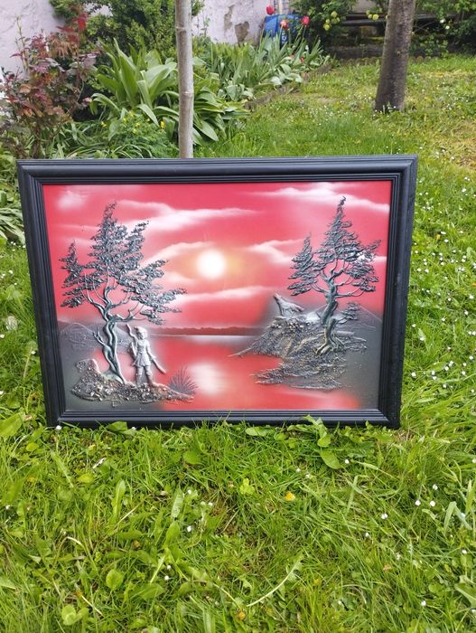 Obraz w drewnianej ramie