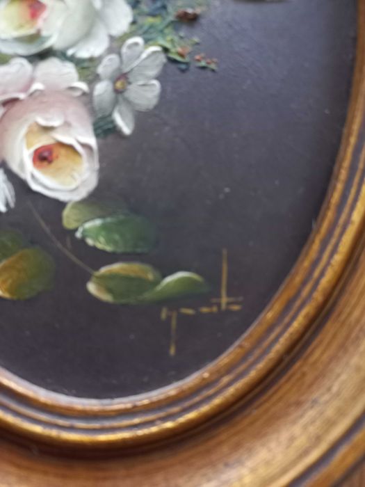 Quadro pintado a mão  antigo64584811390979122