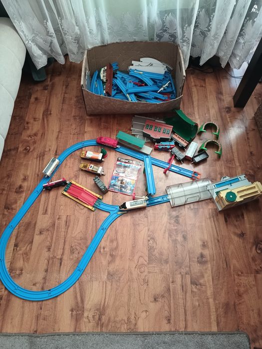 Duży zestaw torów kolejowych Tomek i przyjaciele i inne