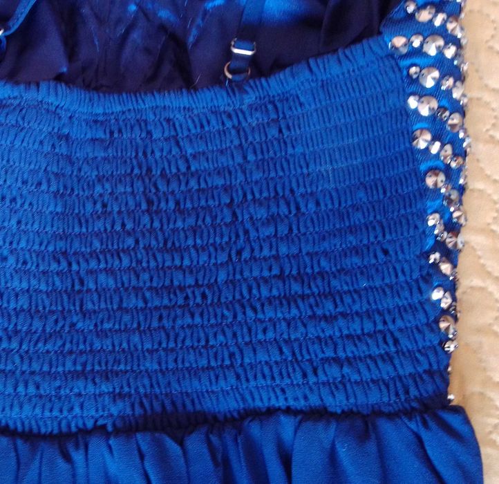 Vestido cerimónia/festa Azul