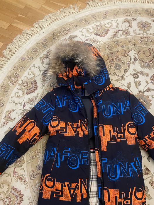 Зимова куртка тепла б/в для хлопчика 152 ріст