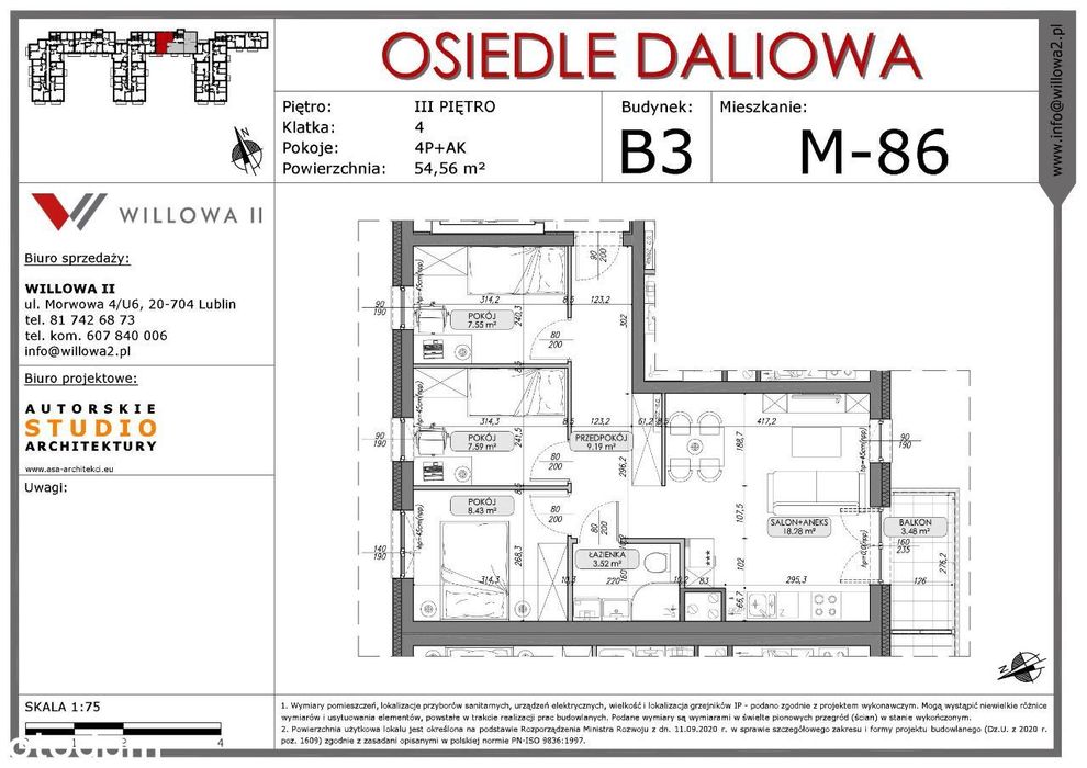 Osiedle Daliowa II - 4P+AK - Widok 2