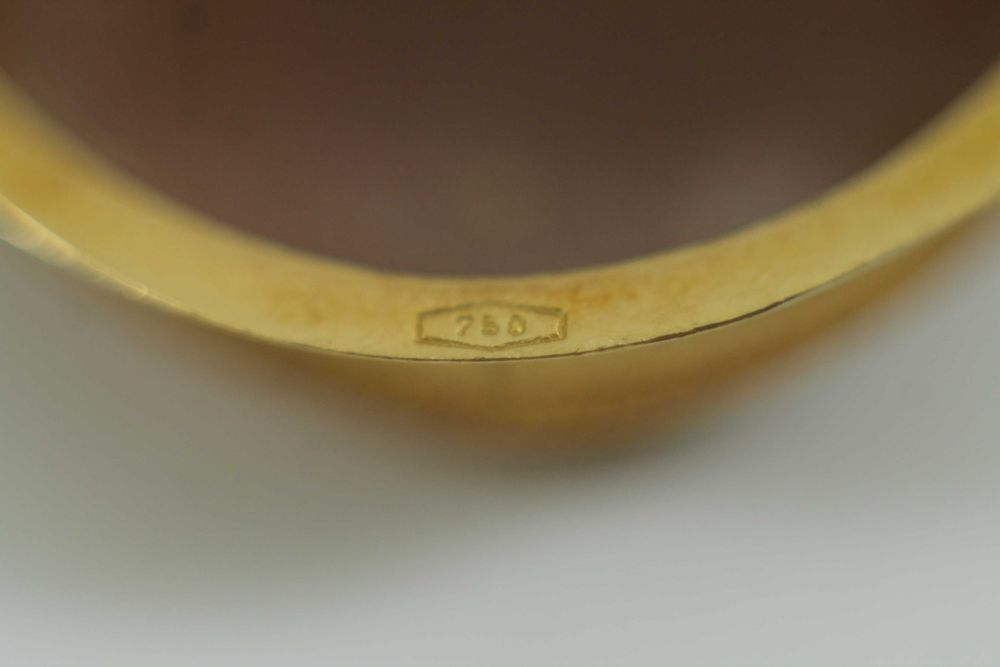 Piękna złota broszka 750 5,24g