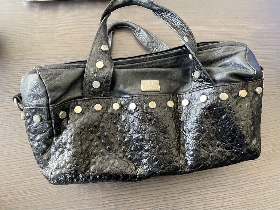 Mala em pele marca portuguesa Dona V