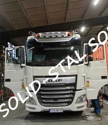 Orurowanie GÓRNE / RAMA NA HALOGENY Daf Xf 106 Ze stali nierdzewnej