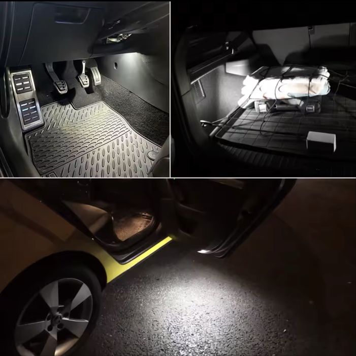 Лед підсвітка салону ніг VW Touareg, Tiguan, Passat, Octavia, Audi