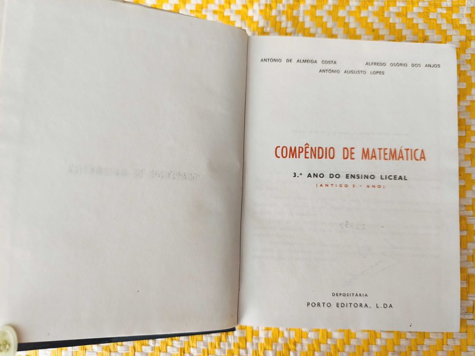 Compêndio de Matemática - 3ºAno - Antigo 5º Ano