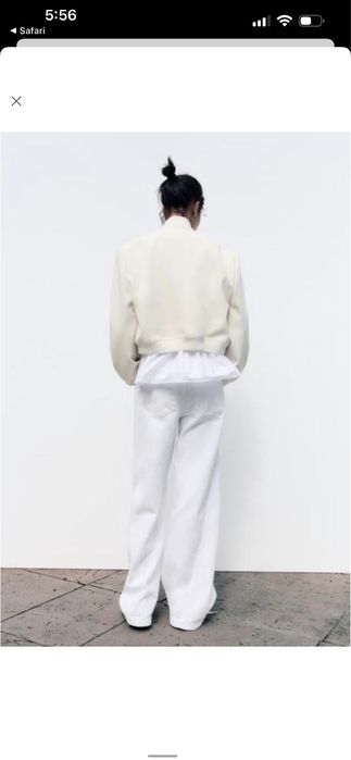 Молочний Бомбер Zara