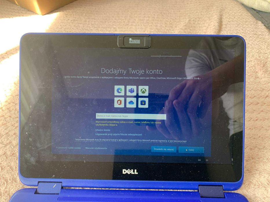 Laptop Dell P25TT001 | Ekran Dotykowy | Ładowarka + Klawiatura