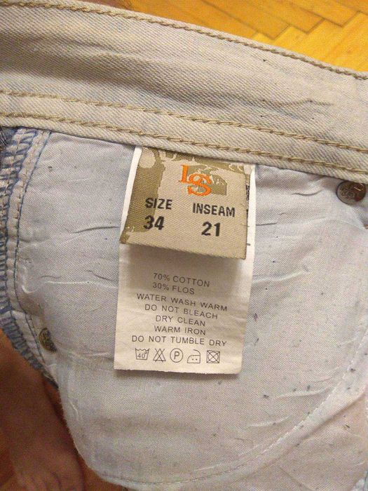 Бриджи мужские новые капри Джинс LS Jeans
