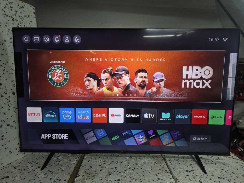 TV LED Hisense 58 cali 4k uhd - smart wi-fi