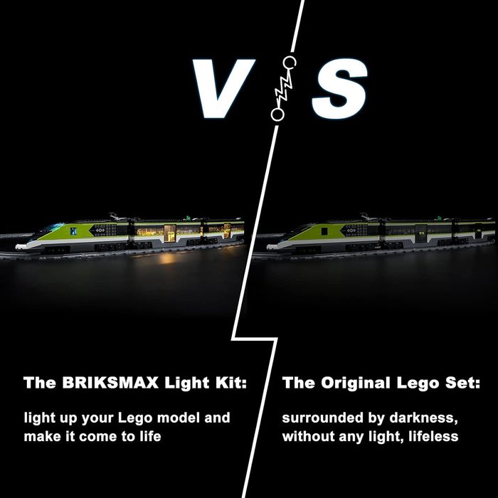 outlet oświetlenie led briksmax do lego 60337 pociąg - bez lego