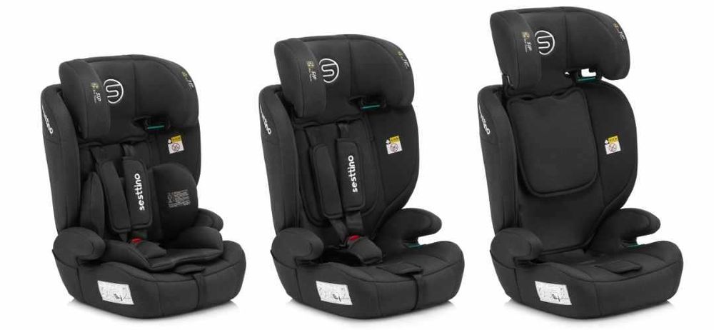 Fotelik Samochodowy 76-150cm Sesttino Rocker Pro 9-36kg Montaż Pasem