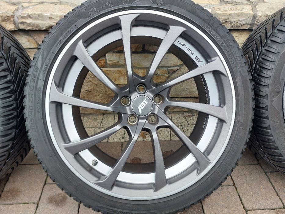 Felgi ABT 18 cali Audi VW Seat 5x100 8j 225 40 18 et 30 Kormoran
