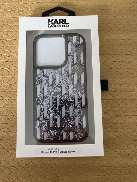 Etui oryginalne Karl Lagerfeld na telefon iPhone 15 Pro- nowe