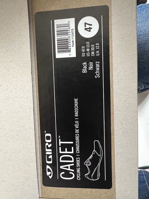 Buty rowerowe, szosowe, GIRO CADET + pedały LOOK, nowe bloki +oslonki