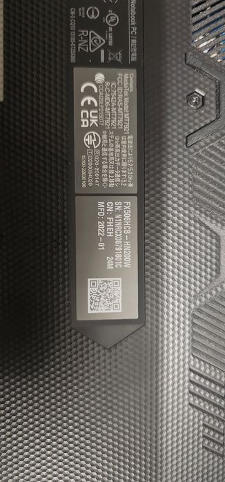 Asus TUF GAMING F15 RTX 3050