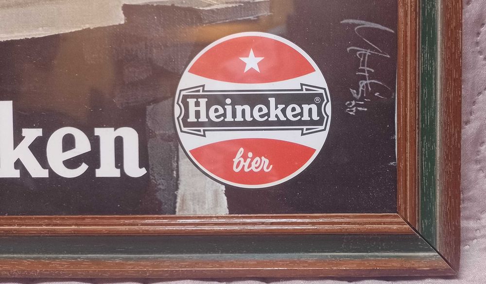 Heineken - reklama Amsterdam Magere Brug vintage lata 1960/70
