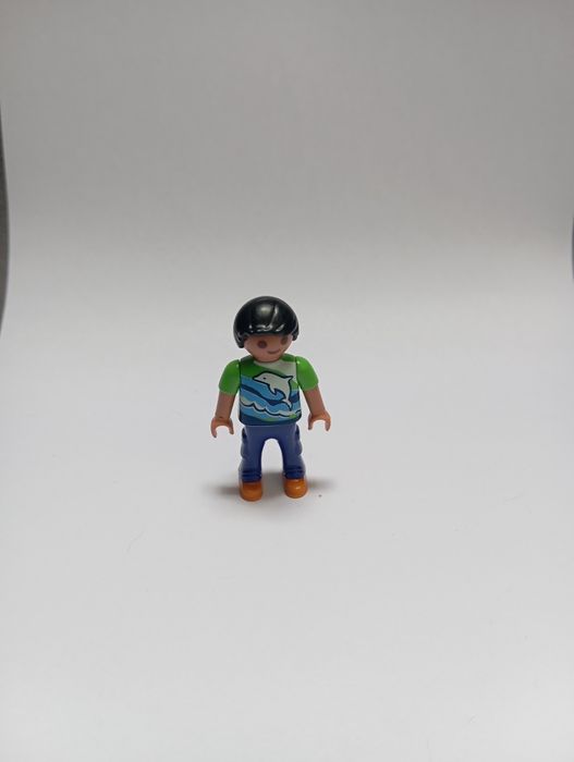 Playmobil Figurka Chłopiec Dziecko Niebieski Zielony Delfin nr 3840