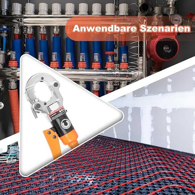 Обтискні кліщі AMZCNC TH-Kontur 16-20-26-32, робочий тиск: 80 кН. Приблизно 8 тонн