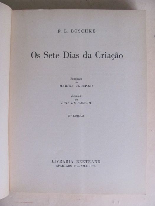 The Seven Days of Creation by F. L. Boschke64550430162819123