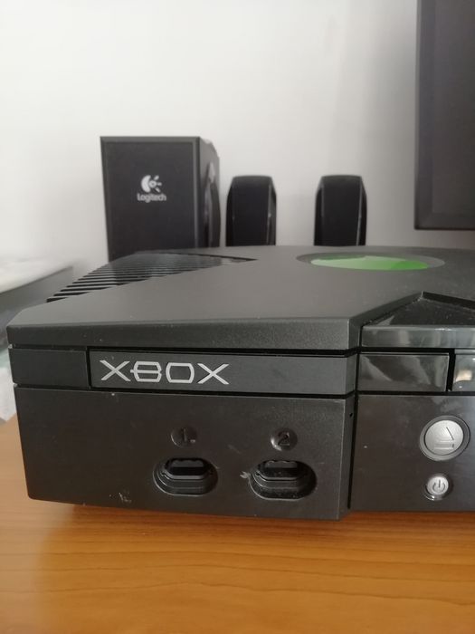 Xbox Clássica Original Primeira Geração Microsoft + Halo