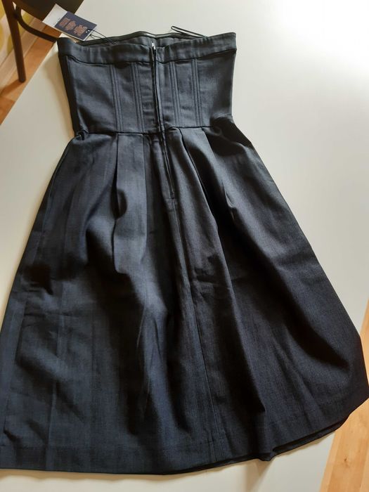 Nowa sukienka bandeau Zara rozmiar S