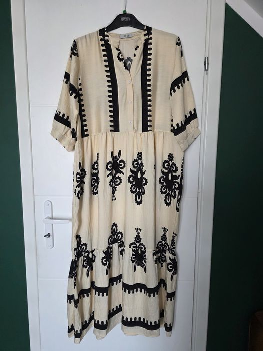 Cudna sukienka boho folk 44 46 komunie wesela