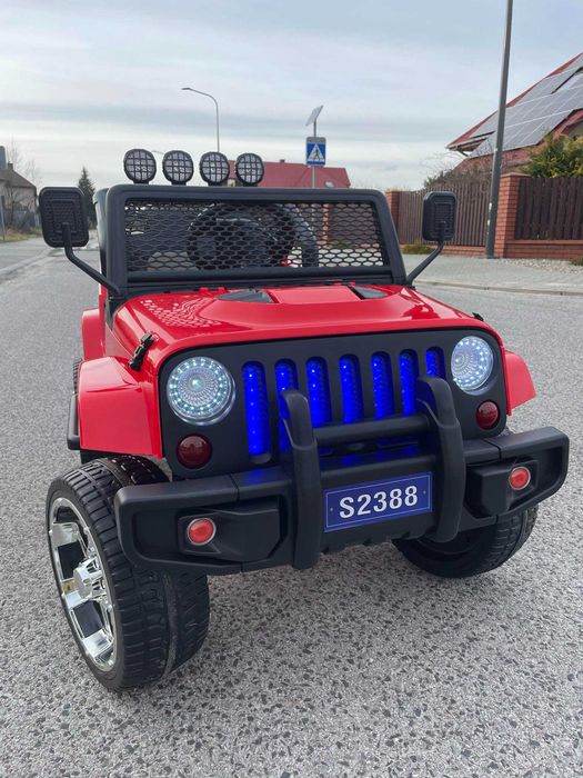 NOWY Samochód na akumulator JEEP duży auto dla dzieci PILOT 4x4