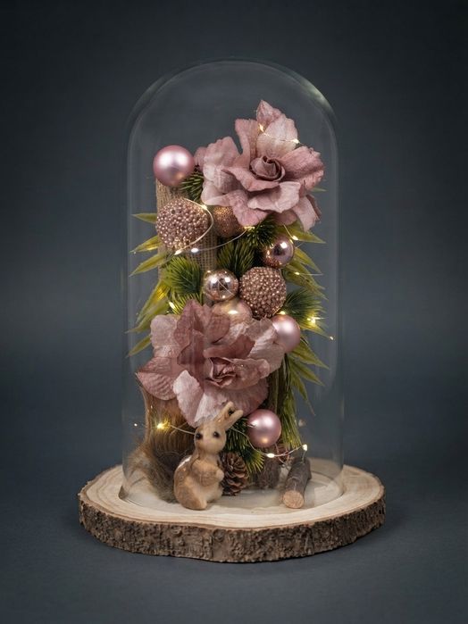 Decoração Natalicía com luzes, 60cm