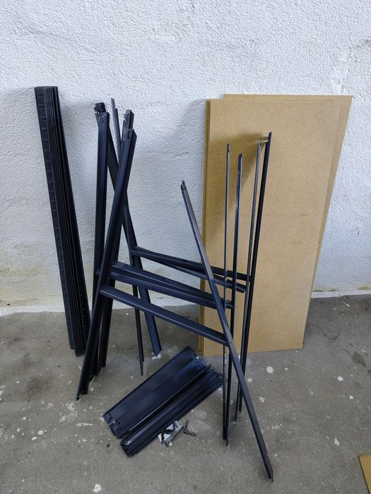 Regał metalowy antracyt